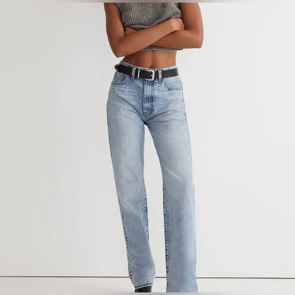 Madewell 90’s Straight Jean Women’s Mercer Wash  W 33 NWT